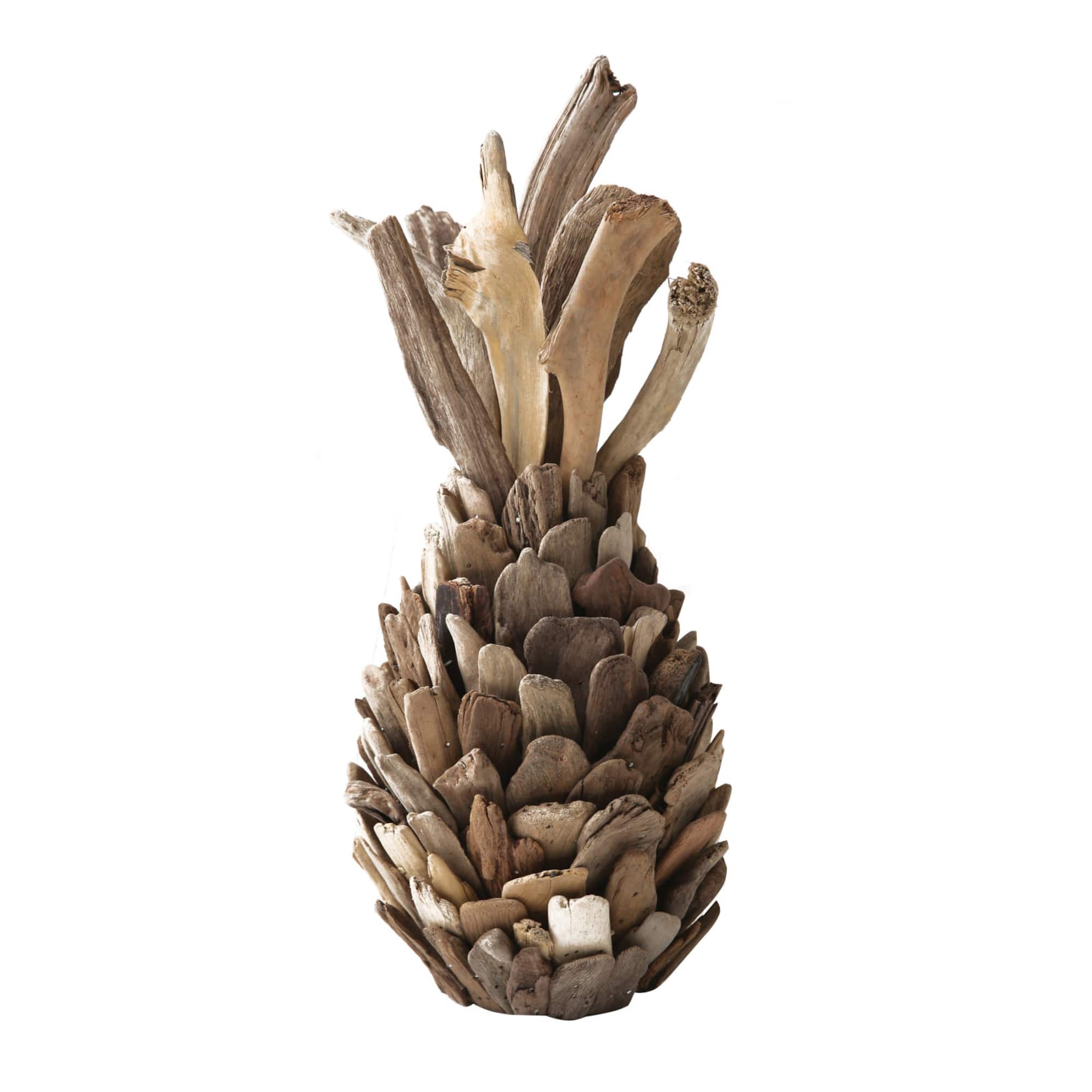 Hello Honey® 16.5" Driftwood Pineapple Tabletop Accent